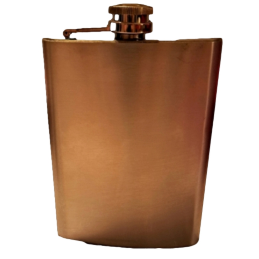 Stainless Steel flask...very small dent on the back side (see pics)